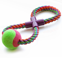 Triol Игрушка для собак "Веревка-восьмёрка, мяч", 295мм