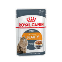 Royal Canin Intense Beauty для кожи и шерсти, для кошек, соус с курицей 85 грамм