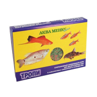 Корм Аква Меню "Тропи" для декоративных рыб в аквариумах смешанного сообщества, 11 г