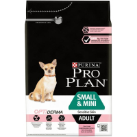Pro Plan adult OptiDerma Small & Mini для взрослых собак мелких пород Лосось 1кг