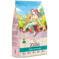 ZILLII (Зилли) Skin & Coat Care индейка с ягненком для кошек, здоровье кожи и шерсти