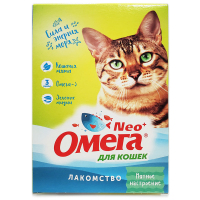 Омега Neo+ для кошек Кошачья мята/омега-3/зеленые мидии мятное настроение 90 табл