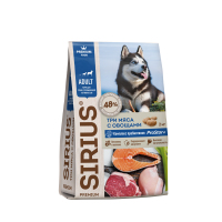 SIRIUS Сухой корм для взрослых собак с повышенной активностью 3 Мяса с овощами